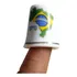 Dedal De Cerâmica Pequeno Com Mapa Do Brasil 10g 2cm B05