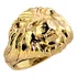 Dedeira Masculina Leão Anel Banhado A Ouro 18k Garantia