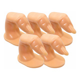 Dedo Postiço Realista Para Treinamento Manicure Unhas   5un