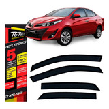 Defletor De Chuva Toyota Yaris Sedan 2018 A 2024 4 Portas