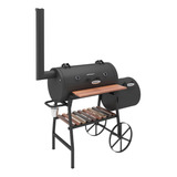 Defumador Texano 3 Grelhas Pit Smoker Bbq Offset Antonow