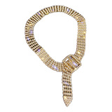 Delicado Colar Pulseira Dourado
