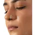 Delicado Piercing Falso Anel De Nariz Prateado Cobra Fashion