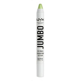 Delineador De Olhos Crayon Nyx Professional Makeup Delineador Para Olhos Jumbo Eye Pencil Cor Matcha Con Acabamento Metálico