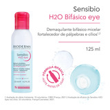 Demaquilante Bifásico Micelar Sensibio H2o Eye 125ml Bioderma