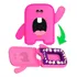 Dental Album Estojo Guardar Dente Porta Dente Infantil Cor Rosa