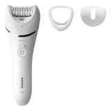 Depilador Elétrico Sem Fio Série 8000 Branco Philips Bre700 00 Bivolt Cor Branco Com Detalhes Em Chumbo 110v 220v