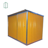 Deposito De Jardim Mini Galpão Container Porta De Correr