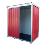 Depósito De Jardim Mini Galpão Container Porta De Correr