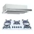 Depurador De Embutir 60cm Cooktop 5 Bocas Branco Safanelli 127v