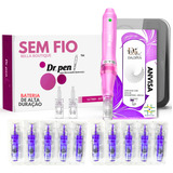 Dermaroller Eletric Dr Pen Bivolt Ultima M7   10 Cartuchos