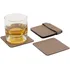 Descanso De Copos Para Mesa Em Couro C  6 Pçs Mariart Cor New Fendi