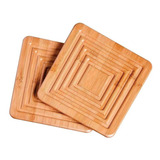 Descanso De Panelas Bamboo 2 Peças 18cm 8443 Mor