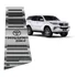 Descanso De Pé Aço Inox Premium Toyota Hilux Sw4