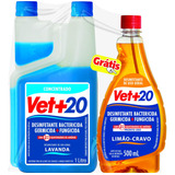 Desinfetante Bactericida Vet+20 1l + Brinde 500ml