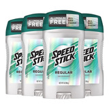 Desodorante Speed Stick Regular Deodorant Regular 85 G Pacote De 4 U