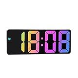 Despertador  Despertador Com Espelho De LED  Moderno  Relógios Eletrônicos Digitais Com Soneca E Regulador Automático De Intensidade De Intensidade De Intensidade De Intensidade De Luz E Brilho USB