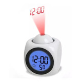 Despertador Luz Lead Alarm Clock Digital Projeção Teto