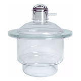Dessecador Vidro Boro 300mm Saída À Vácuo   Placa Porcelana