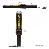 Detector De Metais Portatil Alta Sensibilidade Metal Scanner Cor Outro