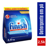 Detergente Para Lava louças Finish Em Pó Em Pacote 2 5 Kg