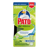 Detergente Sanitário Gel Adesivo Citrus Pato 38g Refil