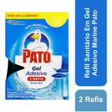 Detergente Sanitário Gel Adesivo Marine Pato 38g Cada 2 Unidades Grátis 50 De Desconto No Segundo Refil