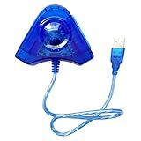 Dhskzrmj Compatível / Substituição 2 Em 1 Dual Psx Ps1 Ps2 Para Ps3 Pc Laptop Usb Controlador Conversor Adaptador Azul