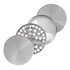 Dichavador moedor Nerone 4 Partes Metal Prata Cor Prateado