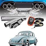 DIFUSOR ESCAPAMENTO UNIVERSAL RONCO ESPORTIVO AÇO INOX COM CONTROLE VW FUSCA