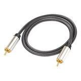 Digital Coaxial, Conector Trançado E Banhado A Para 1m