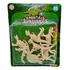 Dinossauro Esqueleto Fossil 7pç Brinquedo Plástico Miniatura