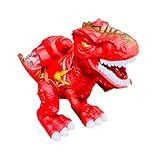 Dinossauro Interativo Solta Fumaça Brinquedo Anda Sons E Luzes