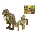 Dinossauro Sonoro Com Simulador De Disparo Hk0001 Bbr Toys Personagem Dino Rex