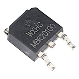 Diodo Mbr20100 To252 Kit C 5 Peças Originais