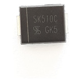 Diodo Sk510c Ss510 Mb510 Original 5peças 100v 5a