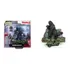 Diorama Godzilla C/ Jeep 50 Anos 1:64 Johnny Lightning