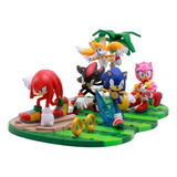 Diorama Sonic The Hedgehog Completo Craftable Constructibles