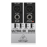 Direct Box Ativo Behringer Di20 Duplo 2 Canais