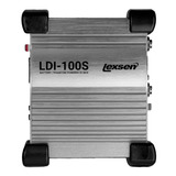 Direct Box Ativo Lexsen Ldi100-s Tipo Behringer Prata Com 9v