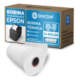 Directpel Bobina Epson Tm t20x Térmico Impressora Nao Fiscal Usb Cor Branco