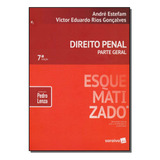 Direito Penal Esquematizado Parte Geral, De André / Gonçalves Estefam. Editora Saraiva Em Português