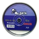 Disco Blu-ray Camada Dupla (dual Layer) Mr Data Pct 10 Uni