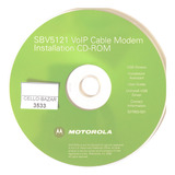 Disco Cd Rom Motorola Voip Cable Modem (3533)