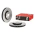 Disco De Freio Brembo Dianteiro Porsche Macan 3.6 V6 14-18