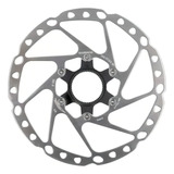 Disco De Freio Rotor Shimano Deore Sm rt64 180mm Center Lock Cor Prateado
