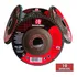 Disco Flap 80 Lixa 115mm 22mm Esmerilhadeira 10 Pç Samurai Cor Fibra G80