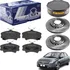 Disco Freio + Pastilha New Civic 1.8 2006 2007 2008 Lxl Lxs