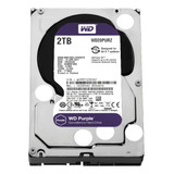 Disco Rígido Interno Hd Wd Hard Disk 2tb Sata Cftv Purple Surveillance Western Digital Intelbras