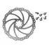 Disco Rotor Freio 203mm Ondulado Mtb Xc Dh Bike 6 Parafusos